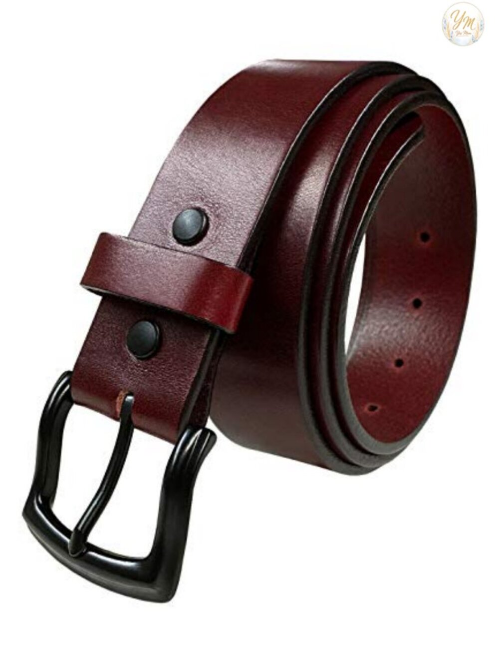 Full Grain Leather Casual Jean Belt 1-1/2" Wide